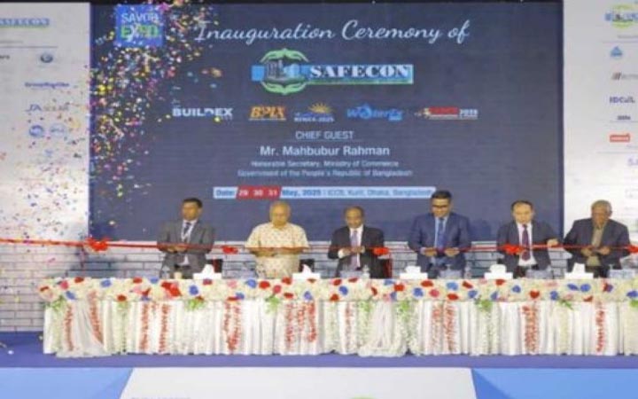 ঢাকায় অবকাঠামো নির্মাণখাত নিয়ে ৩ দিনের প্রদর্শনী শুরু